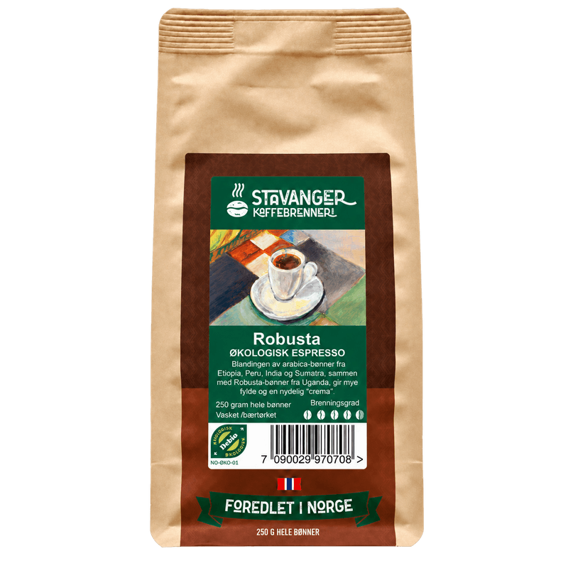 Økologisk Robusta espresso 250g