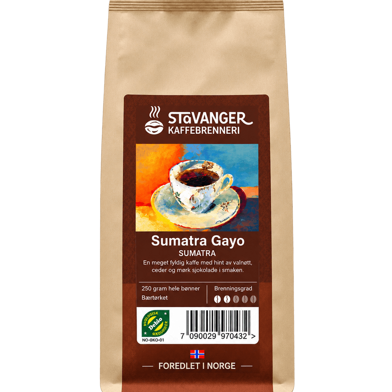 Sumatra Gayo, 250g økologisk