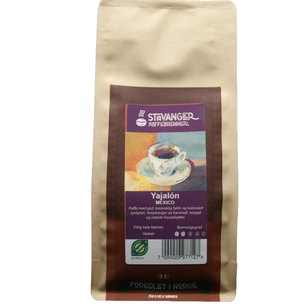 Hovedbilde Mexico Yajalón 250g Økologisk Hele bønner