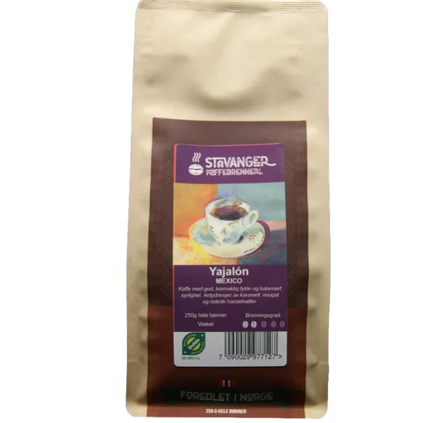 Hovedbilde Mexico Yajalón 250g Økologisk Hele bønner