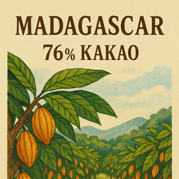 Hovedbilde Mono Chili Sjokoladeplate, Madagascar 76%,  90g 