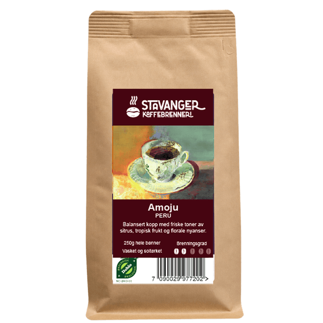 Hovedbilde Peru Amoju 250g Økologisk, hele bønner